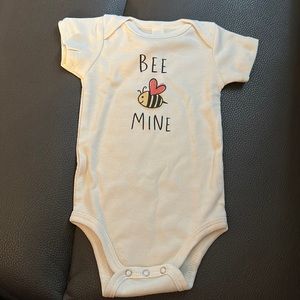 Bee Mine Organic Onesie